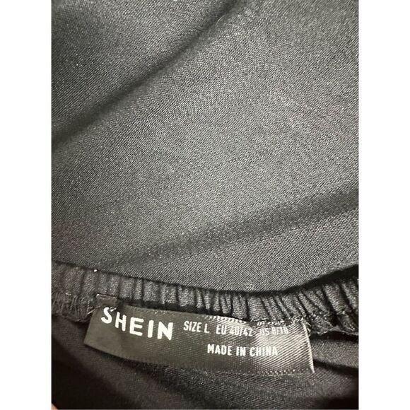 Shein Women’s Black Open Back Beachy Maxi Dress Size 8/10 Lagenlook - Picture 7 of 12